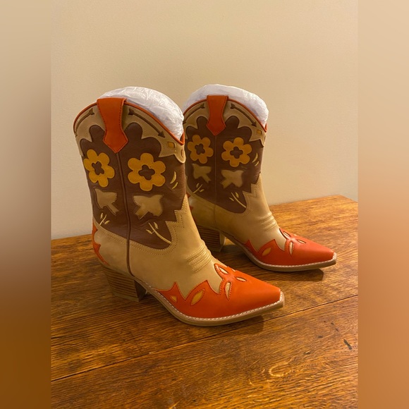 Jeffrey Campbell Shoes Jeffrey Campbell Floral Western Boots Poshmark